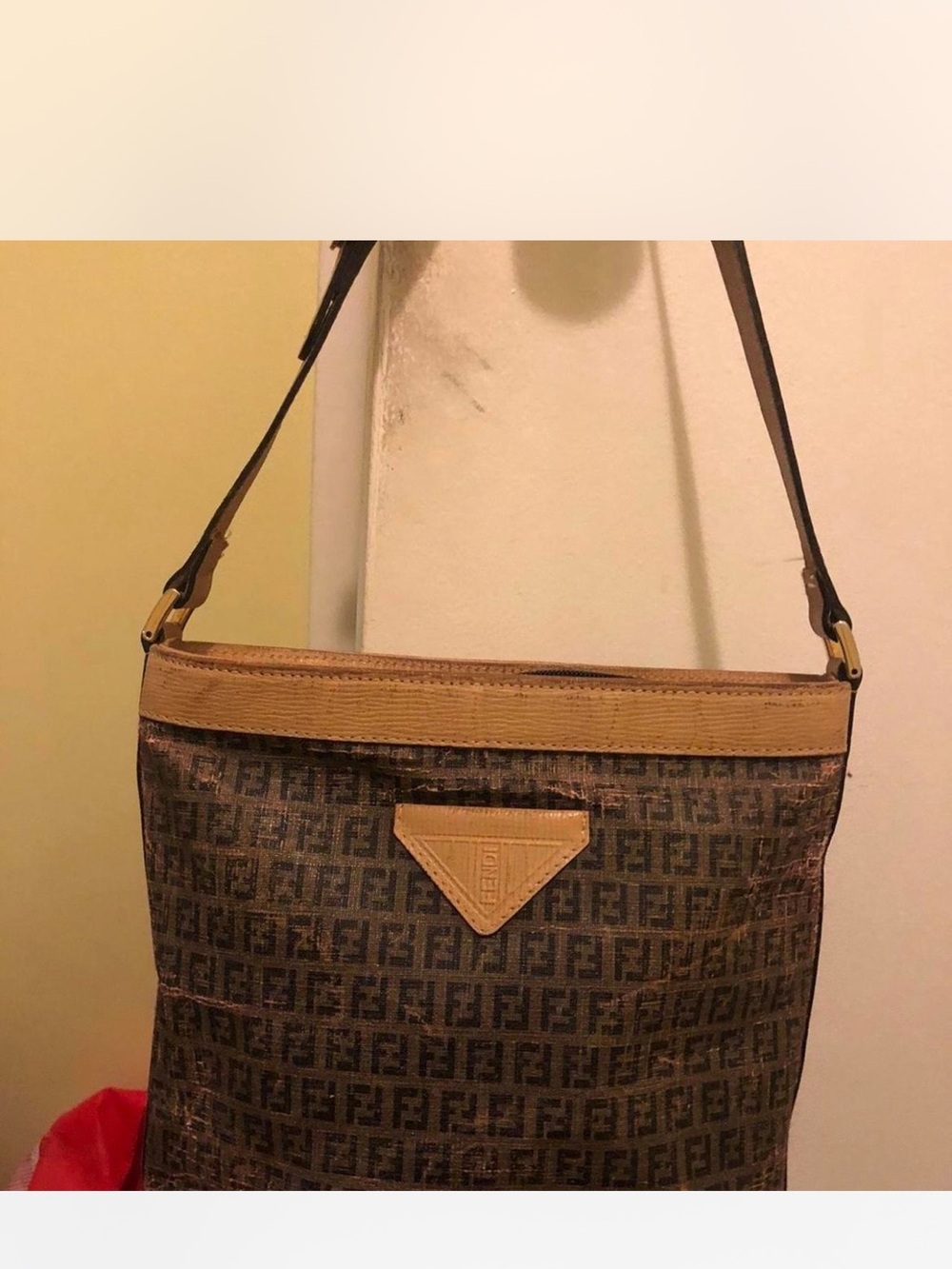 Brown Monogram Crossbody Bag